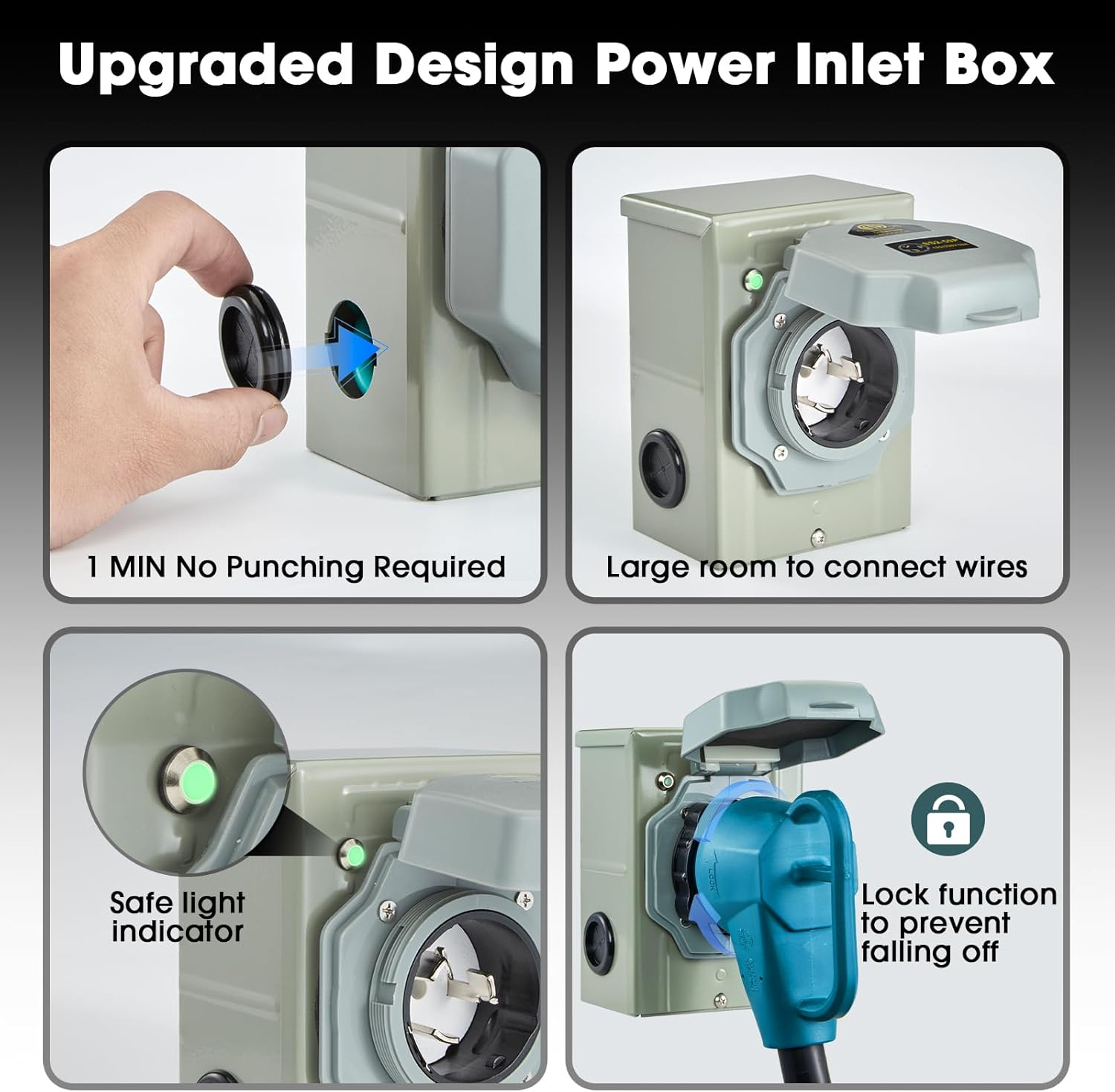 Thumbnail 5 de NEMA SS2-50P 50A Generator Extension Cord 15FT 🔌