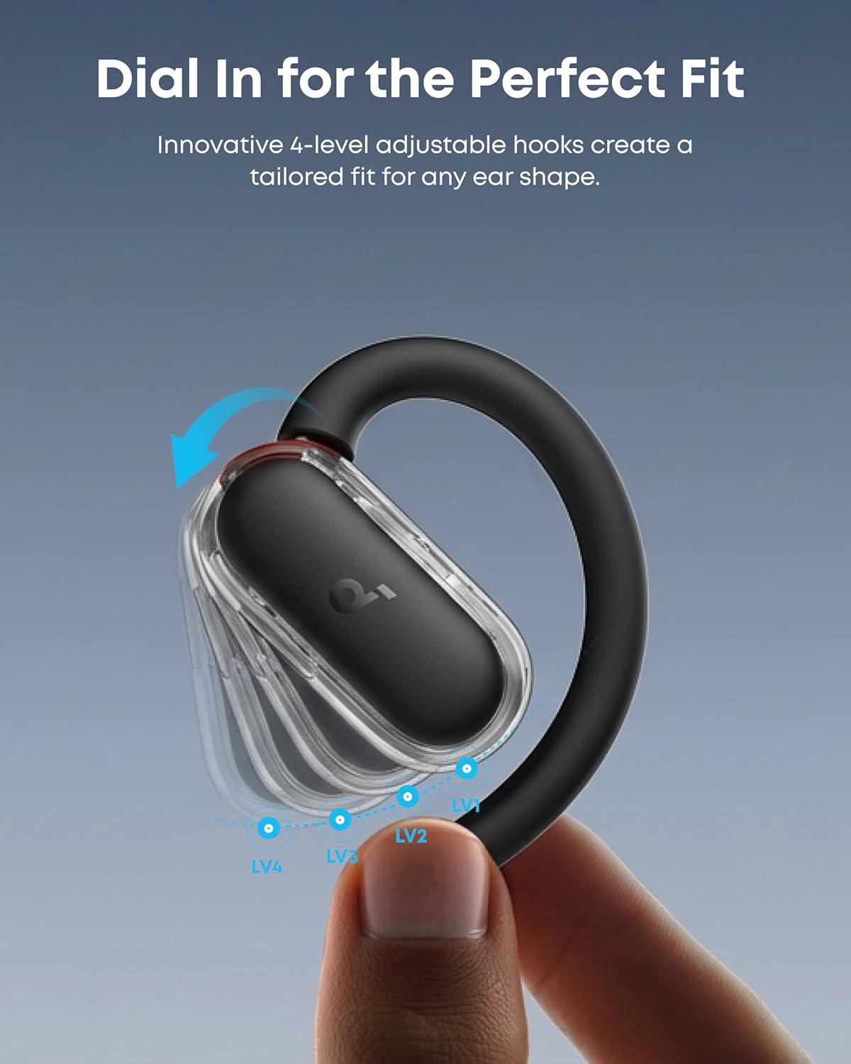 Detalle 2 de soundcore V40i by Anker Open‑Ear Kopfhörer 21h