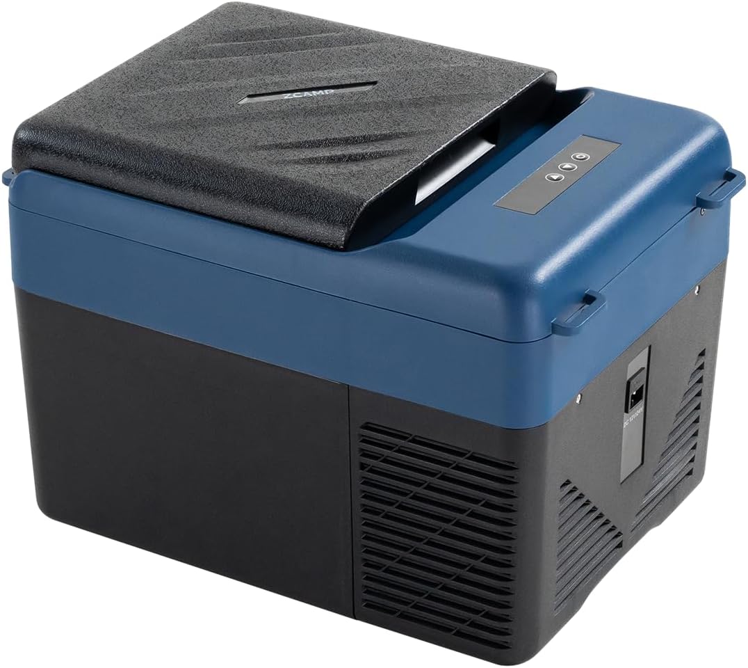 Detalle de zcamp KI12 12L Series Compressor Car Refrigerator: Portable 12V/24V Cooler and Freezer