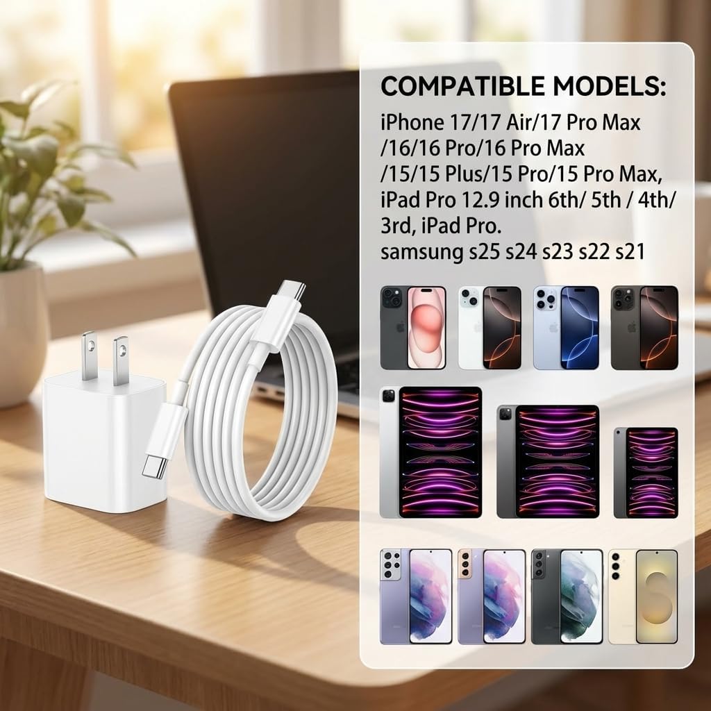 Thumbnail 6 de Apple 20W USB‑C Fast Charger with 6ft Cable