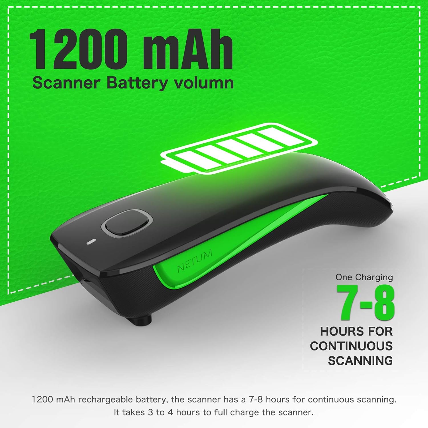 Thumbnail 6 de NETUM C740 Lecteur de Codes-Barres Bluetooth