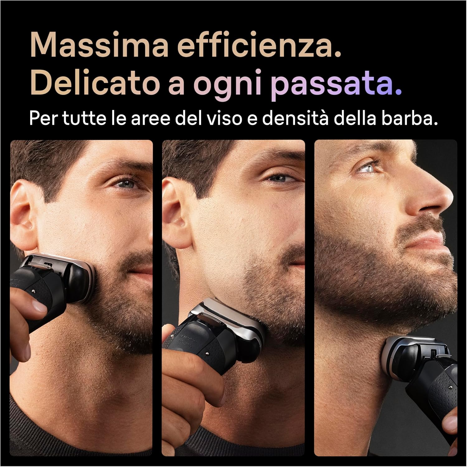 Thumbnail 3 de Braun Serie 9 Pro 9610SI rasoio elettrico barba 60 min