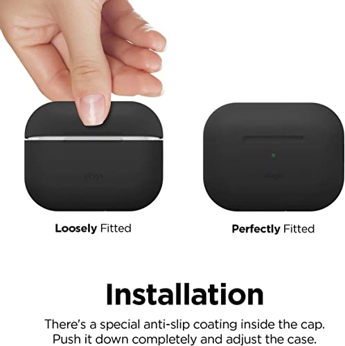 Thumbnail 4 de elago Coque silicone pour AirPods Pro 2 avec dragonne, violet