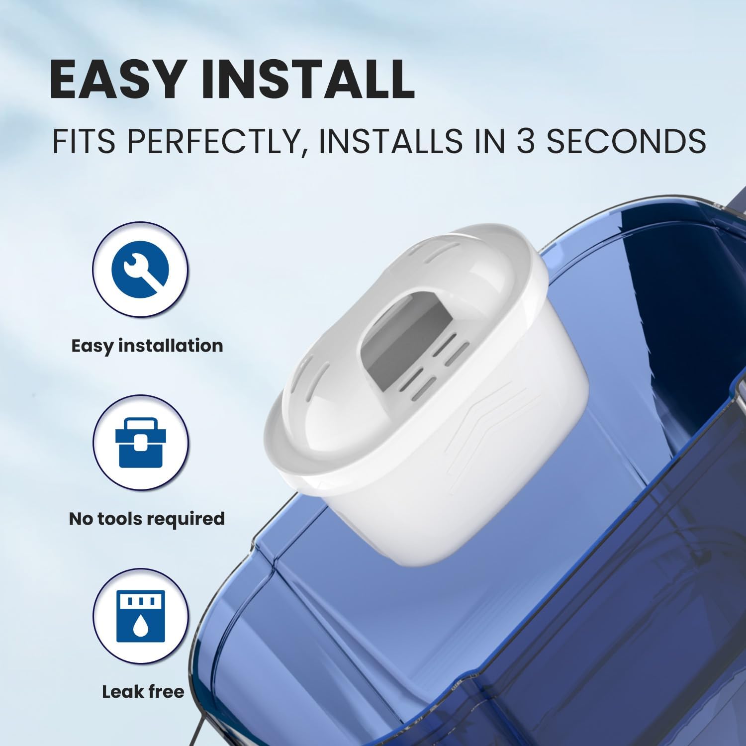 Thumbnail 6 de EVERSPRING Filtro per bollitore compatibile con Brita Maxtra+/Maxtra Plus e Mavea (6 pezzi)