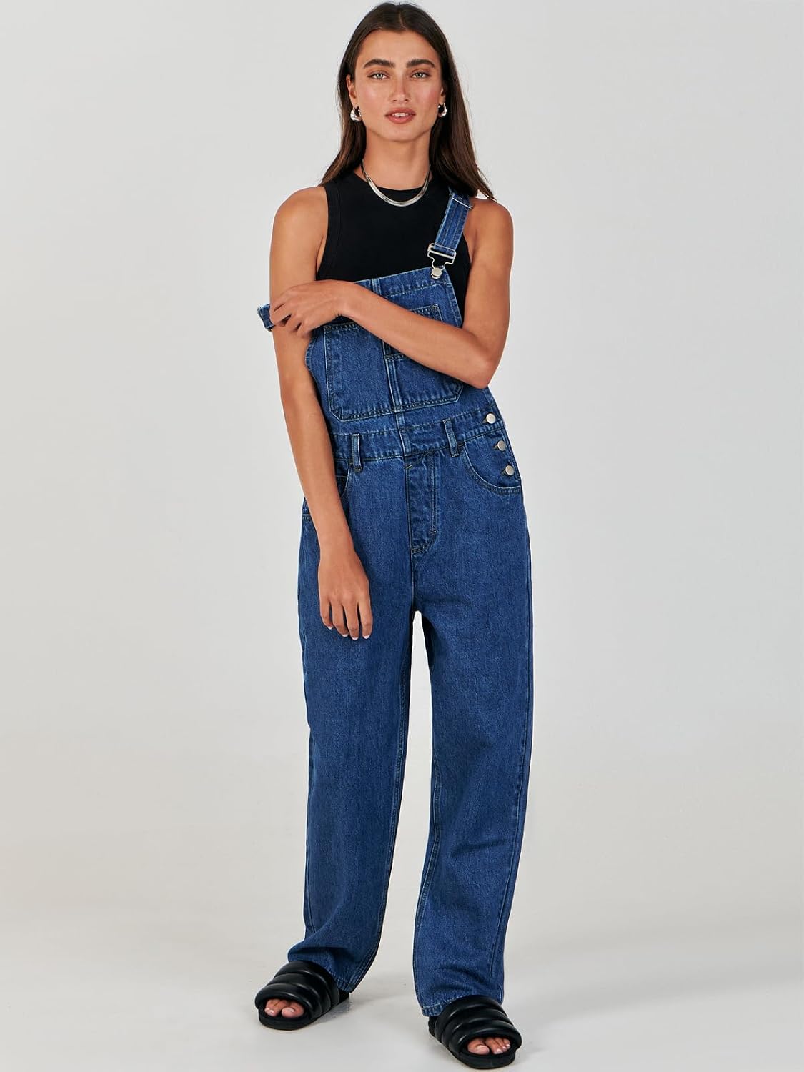 Thumbnail 5 de ANRABESS Denim Overalls in Rayon