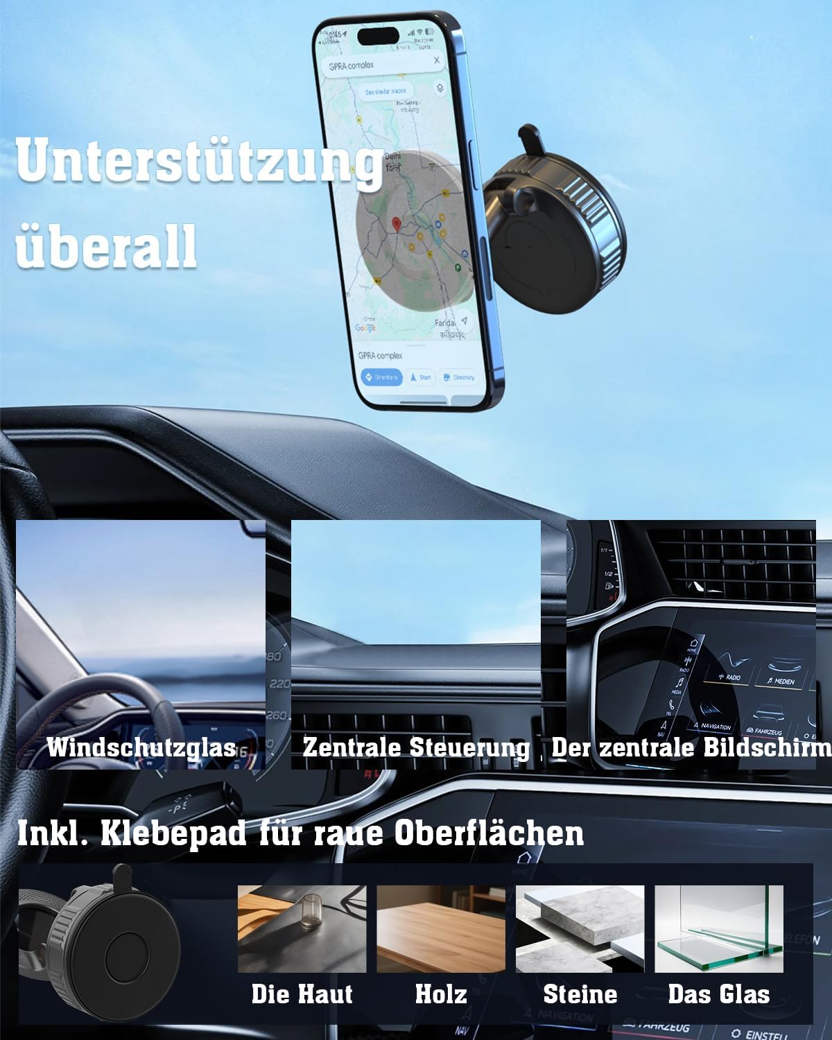 Detalle 2 de Handyhalterung Auto N55 360° faltbar