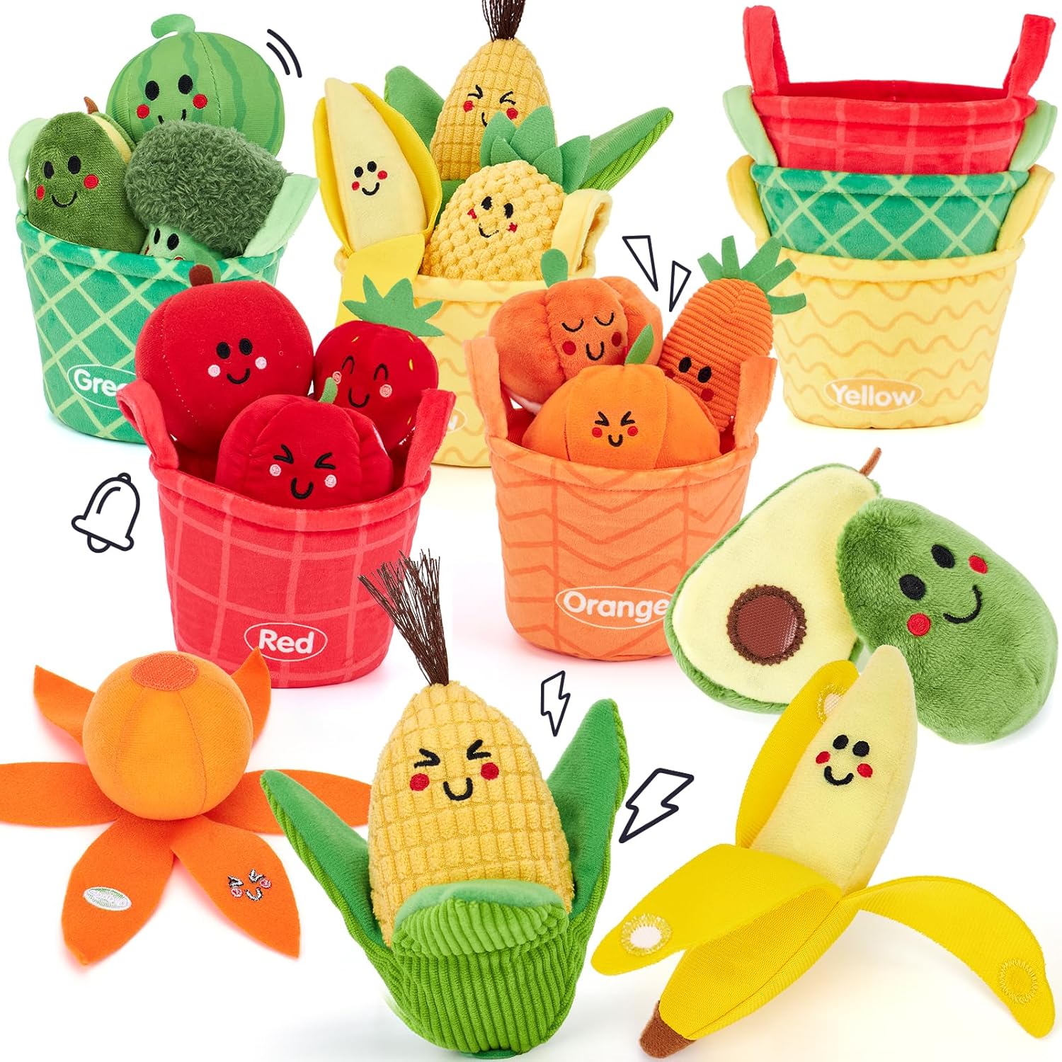 hahaland sensory play food set 16pcs