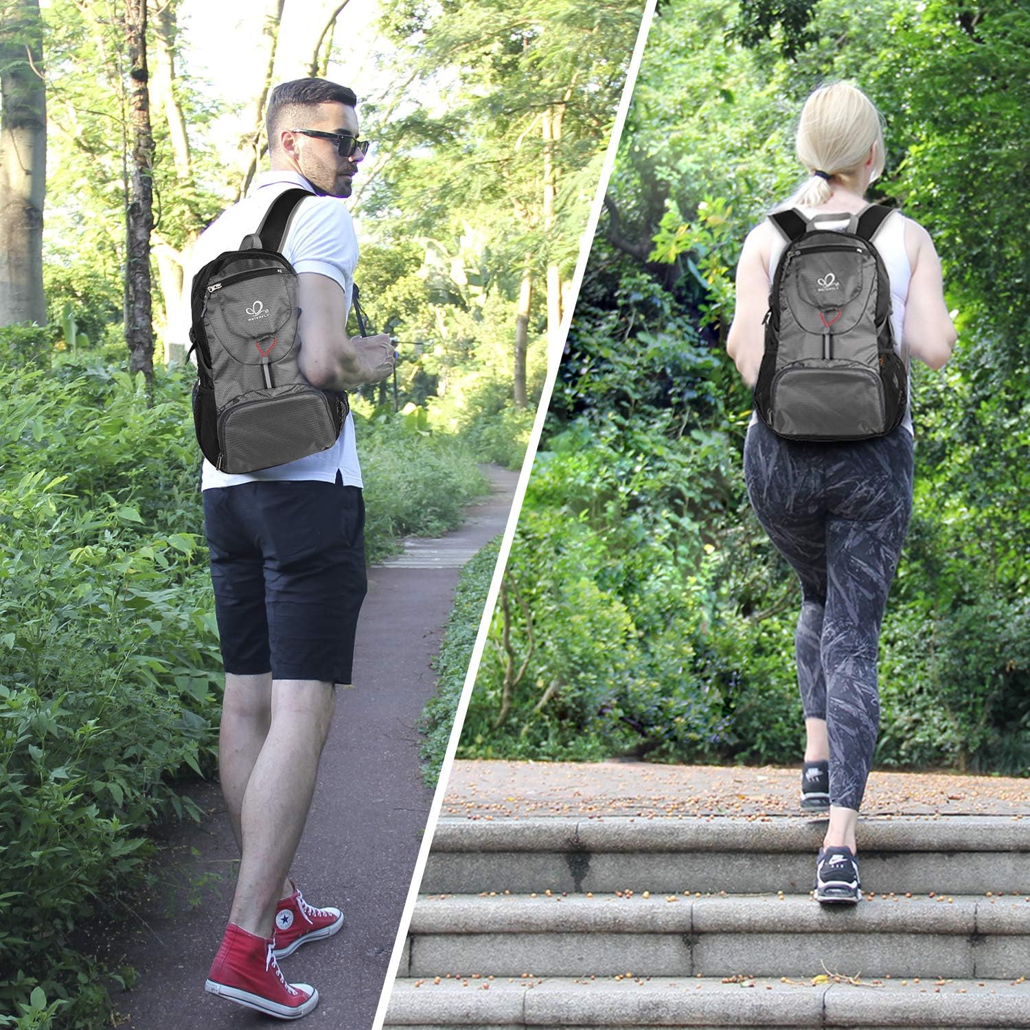 Detalle de WATERFLY Ultraleicht 20L faltbarer Rucksack