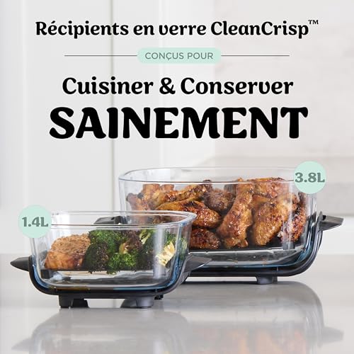 Detalle de Ninja CRISPi Air Fryer Design Compact 4 en 1 – FN101EUSG