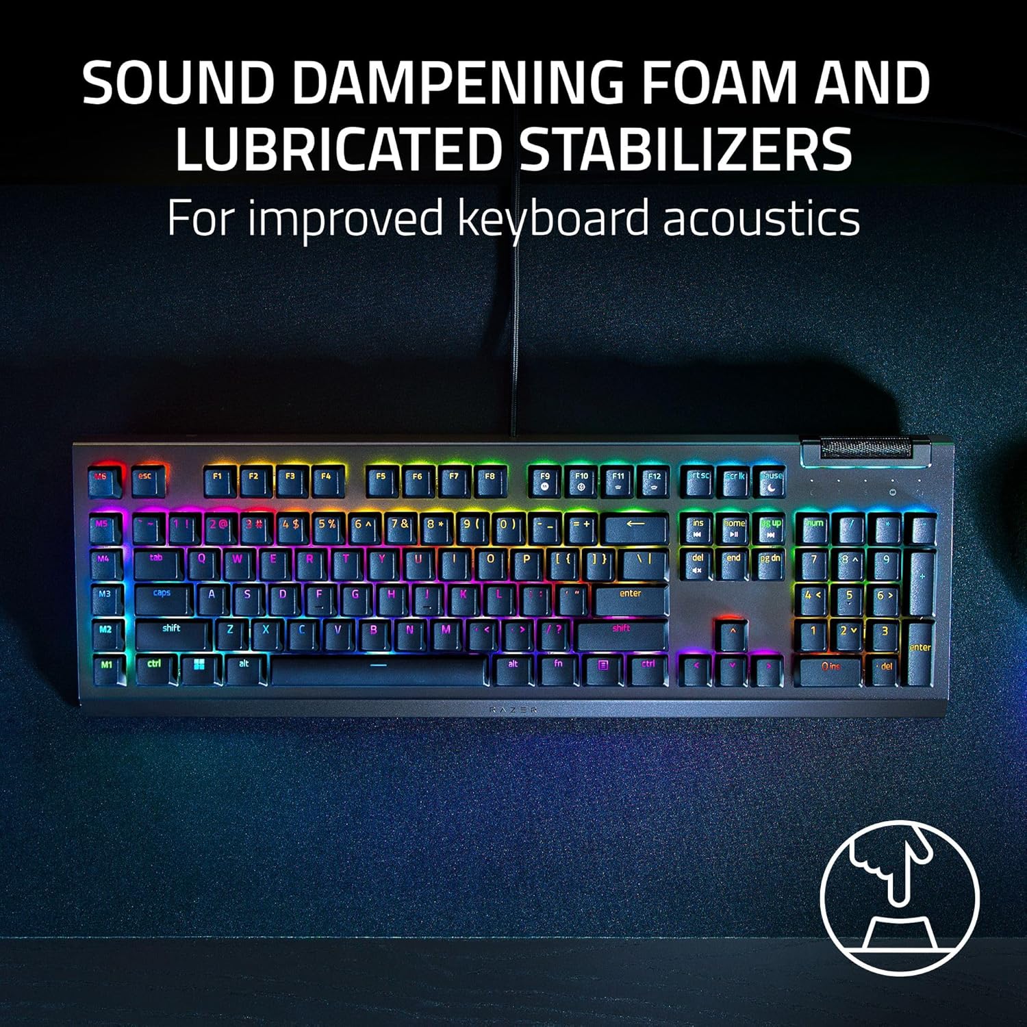 Thumbnail 6 de Razer BlackWidow V4 X Yellow Switches mechanical keyboard
