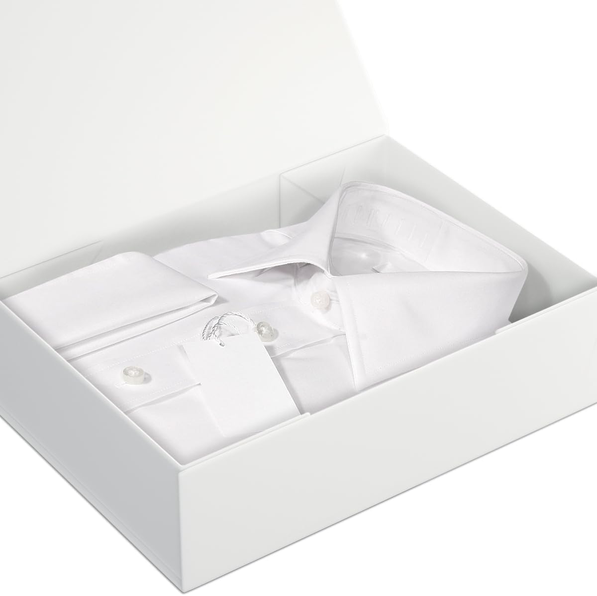 Detalle 2 de ROSTELACK White Magnetic Gift Boxes, 5-Pack, 11.9" x 8.5" x 3.3