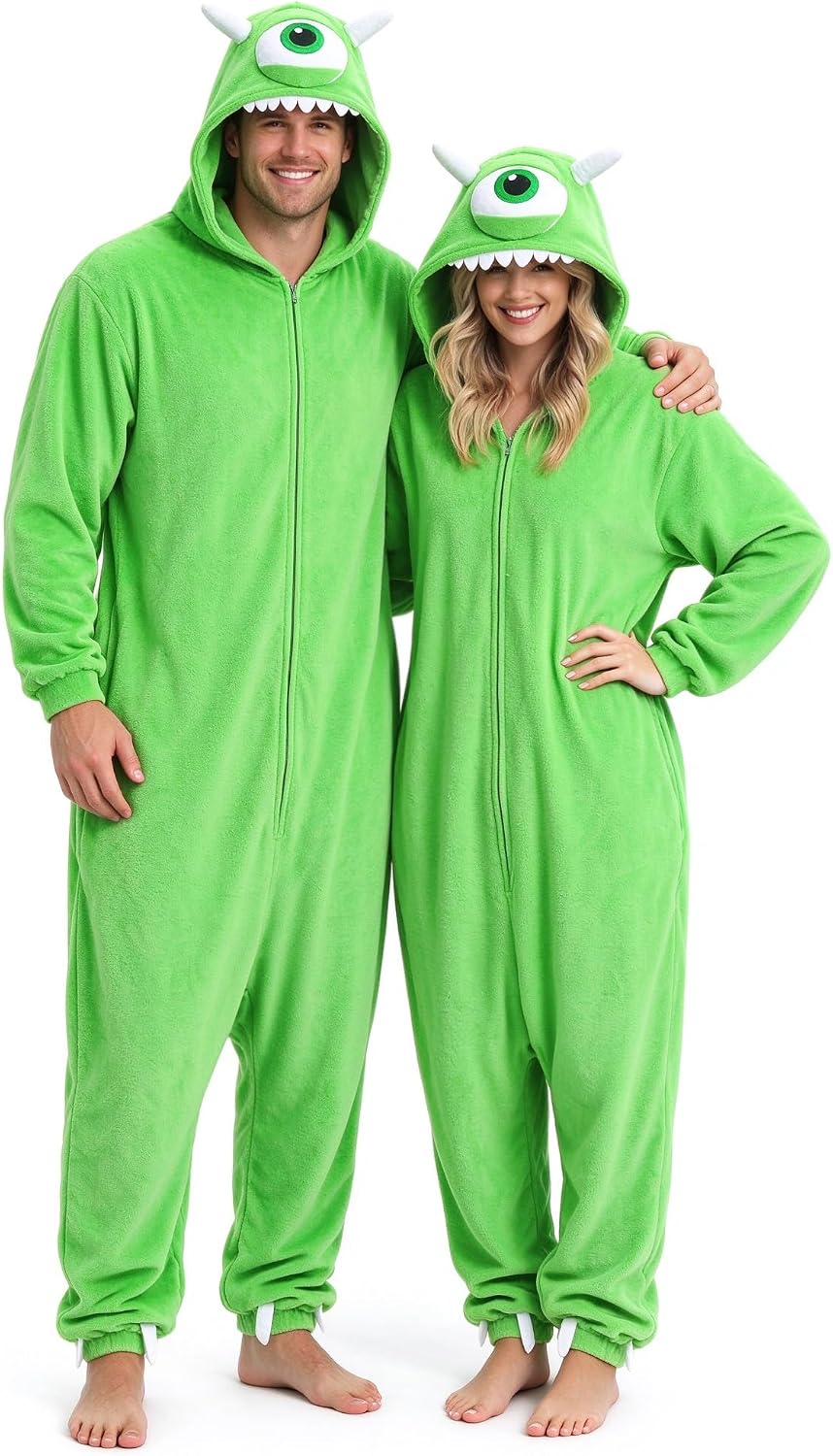 Detalle de NAITOKE Animal Onesie Halloween Pajamas for Adults, Machine Washable
