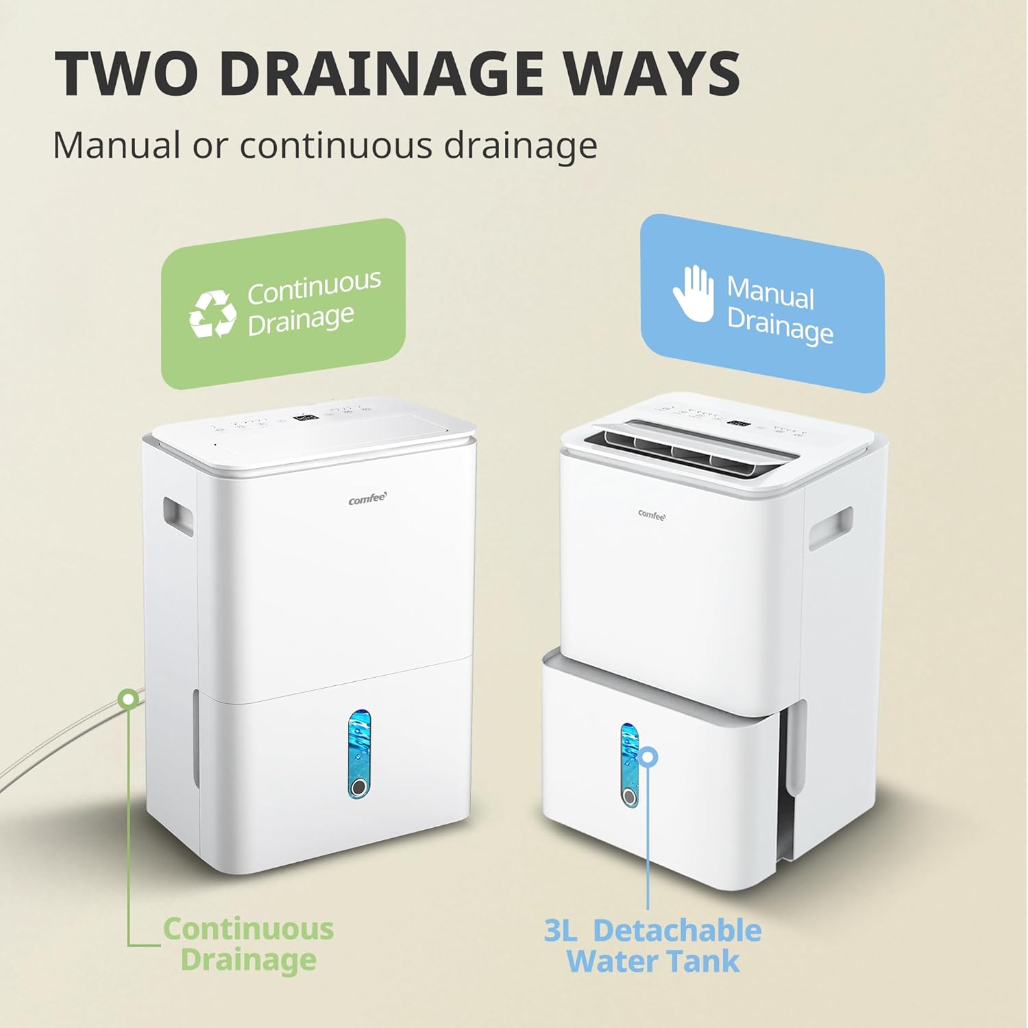 Thumbnail 4 de COMFEE' Easy Dry 20L dehumidifier