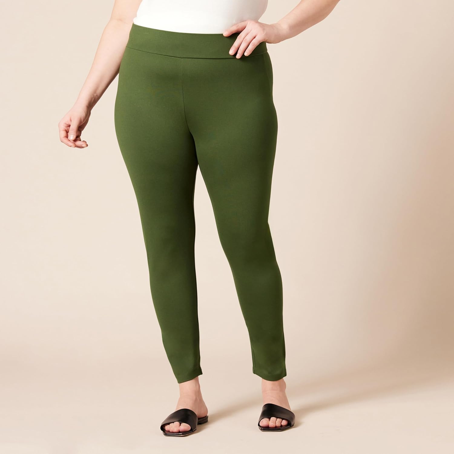 Thumbnail 5 de Amazon Essentials Damen Ponte-Leggings mit breitem Komfortbund (auch in Übergröße)