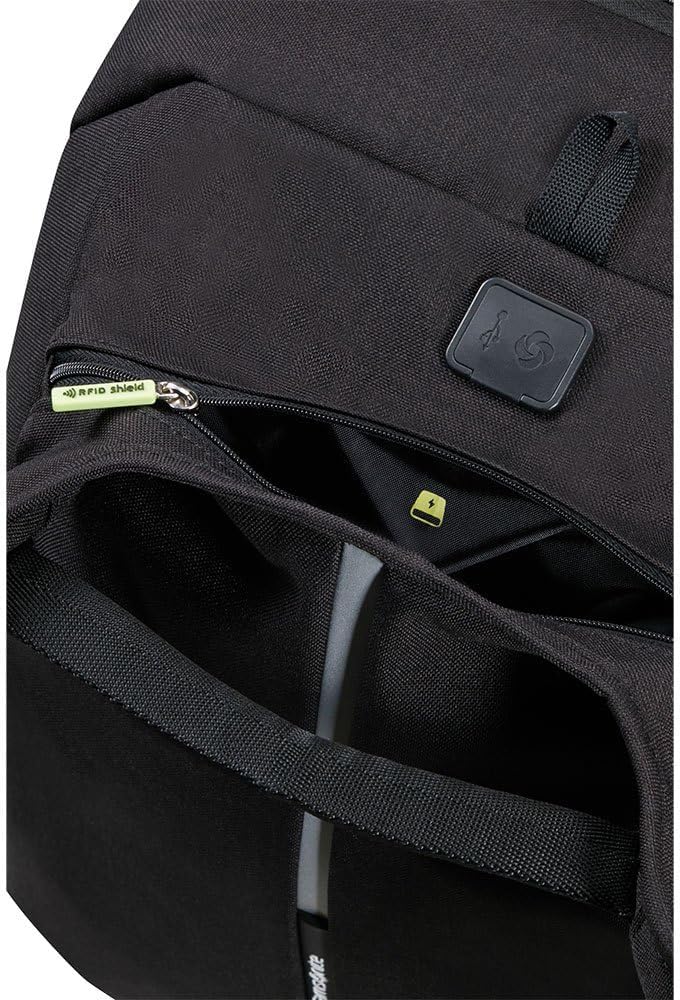 Thumbnail 4 de Samsonite Securipak Expandable Travel Backpack 15.6in – Black Steel