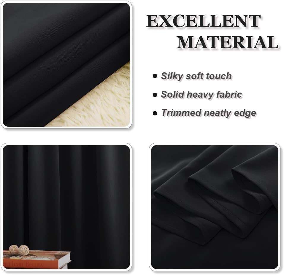 Thumbnail 6 de PONY DANCE Blackout Thermal Curtains 37" x 63" 🪟