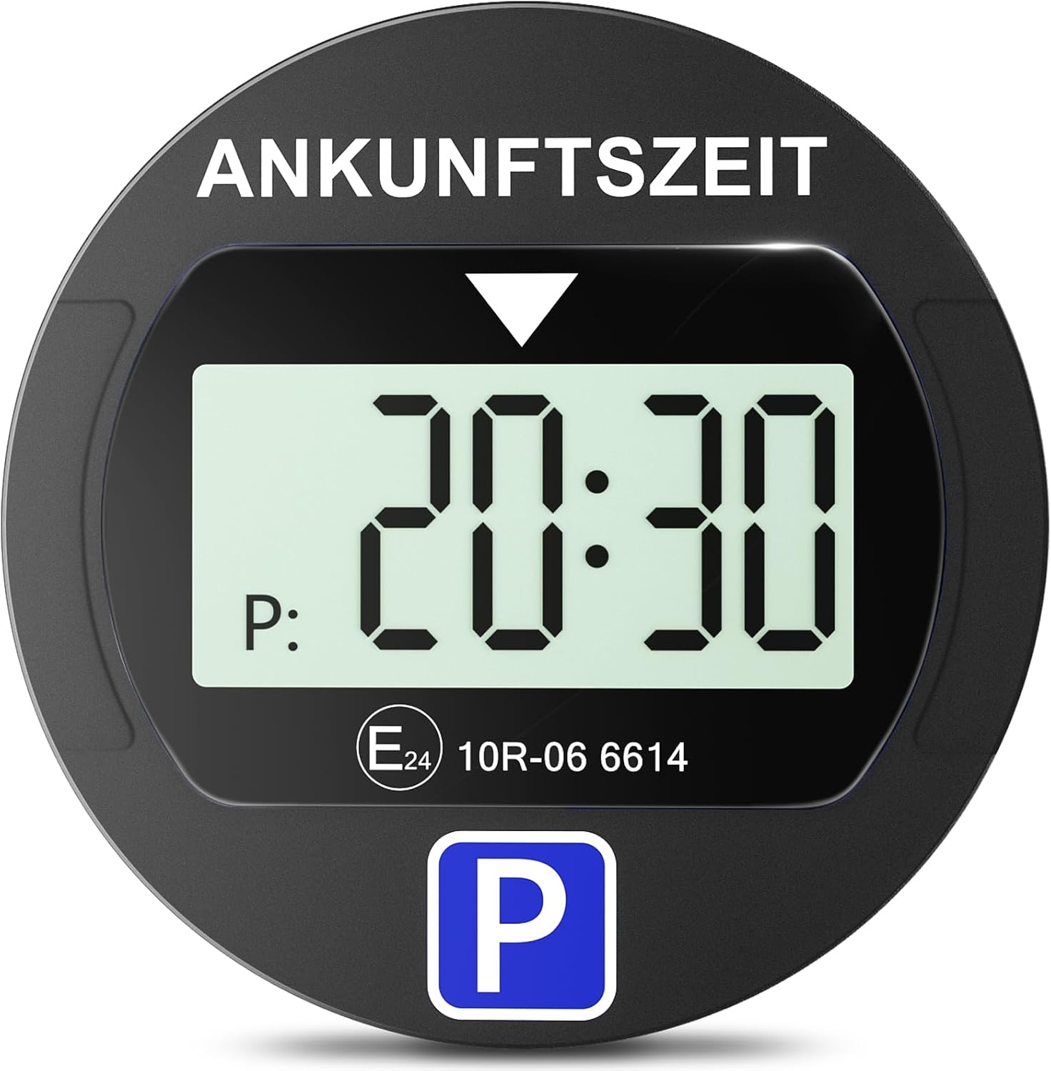 Detalle de Warmfay® elektronische Parkscheibe mit KBA-Zulassung, 2 Displays & Nachtparkmodus