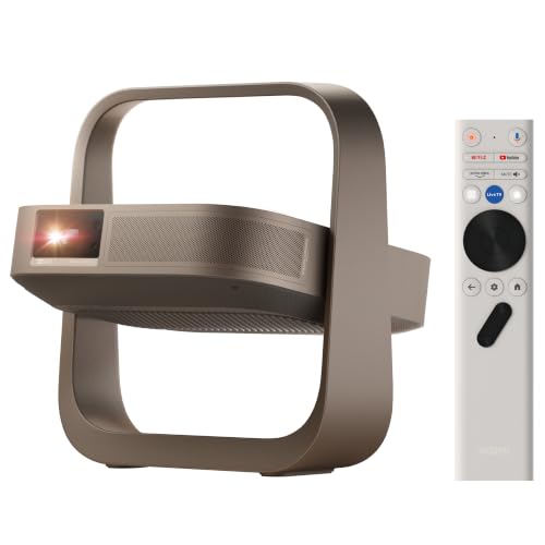 Detalle de XGIMI Elfin Flip 4K – Vidéoprojecteur portable RGB triple laser, cinema à domicile