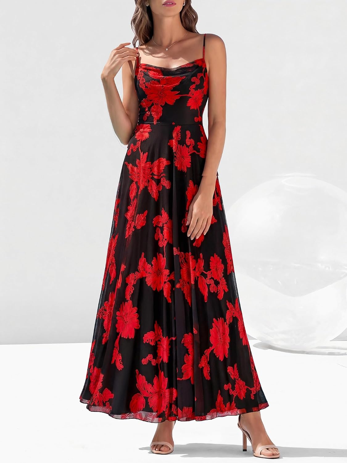 Thumbnail 5 de BTFBM Women Summer Floral Maxi Dress