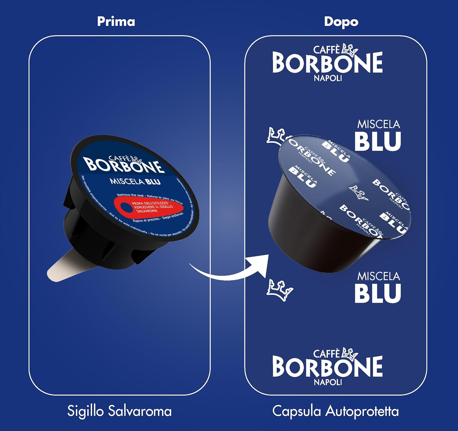 Thumbnail 1 de Caffè Borbone Blaue Kaffeemischung – 90 Kapseln, kompatibel mit Nescafé Dolce Gusto