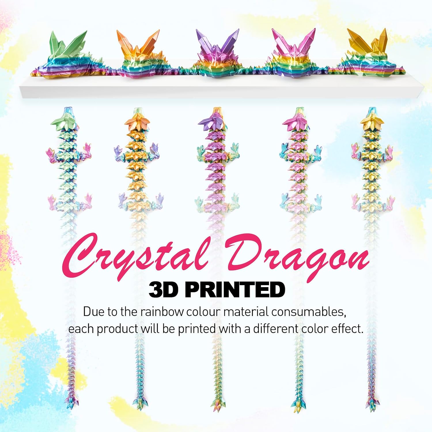 Thumbnail 6 de Dak Haan 3D Printed Dragon 24-inch