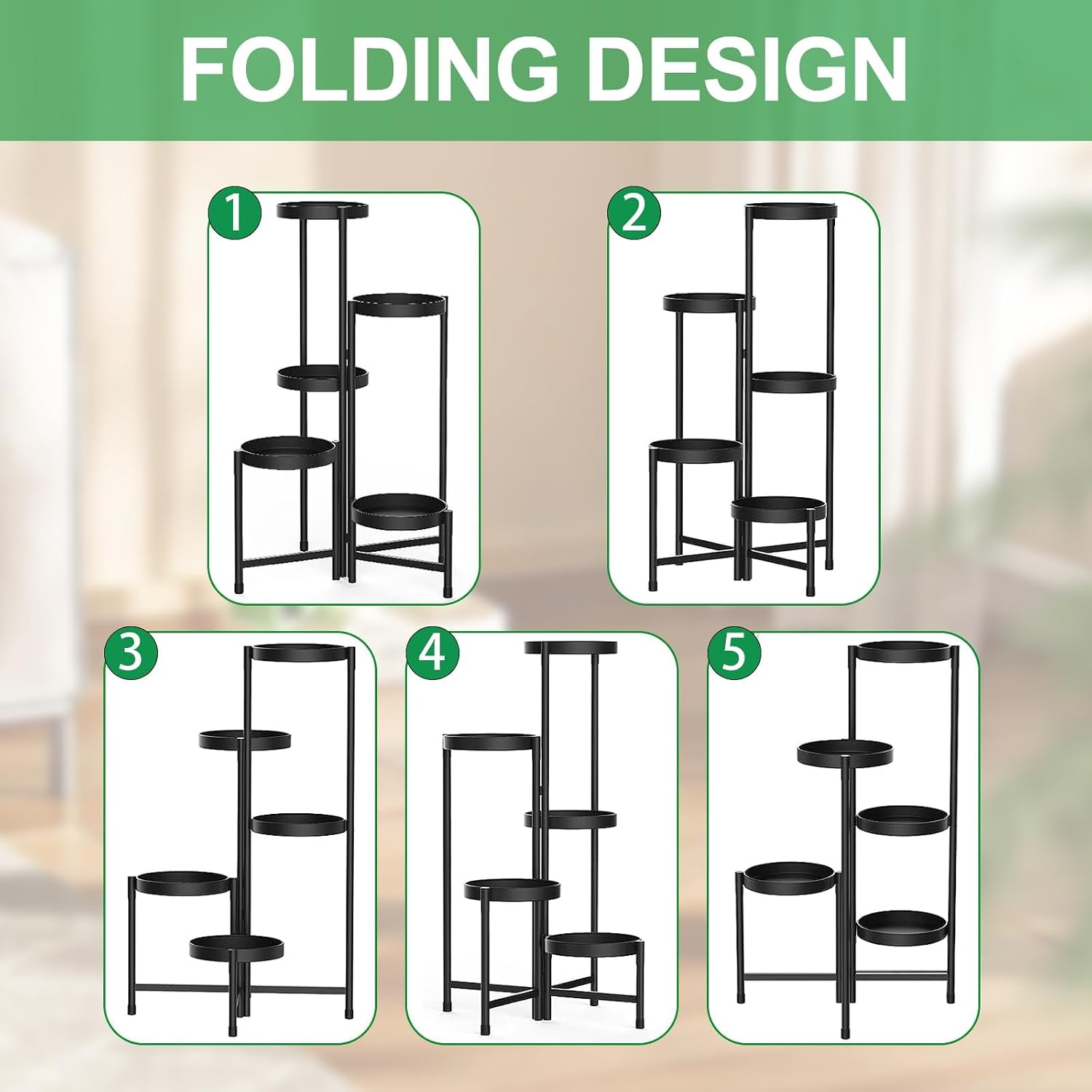 Thumbnail 2 de Plant Stand, 5-Tier