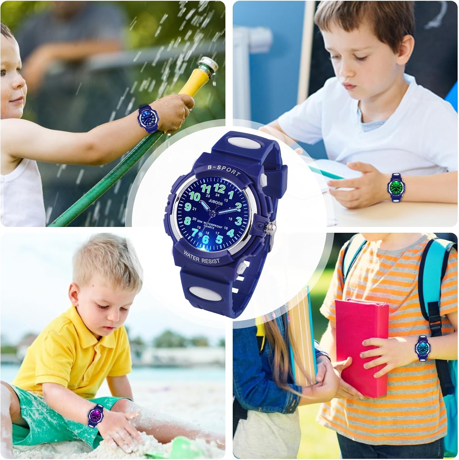 Thumbnail 5 de Juboos Reloj Analógico Niños 3 ATM