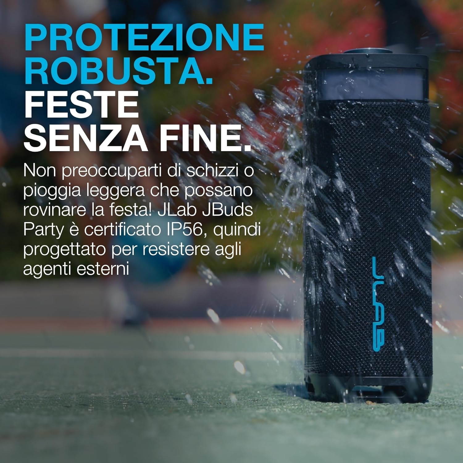 Thumbnail 5 de JLab JBuds Party cassa Bluetooth portatile da 30W con luci RGB e resistenza IP56 (blu navy)