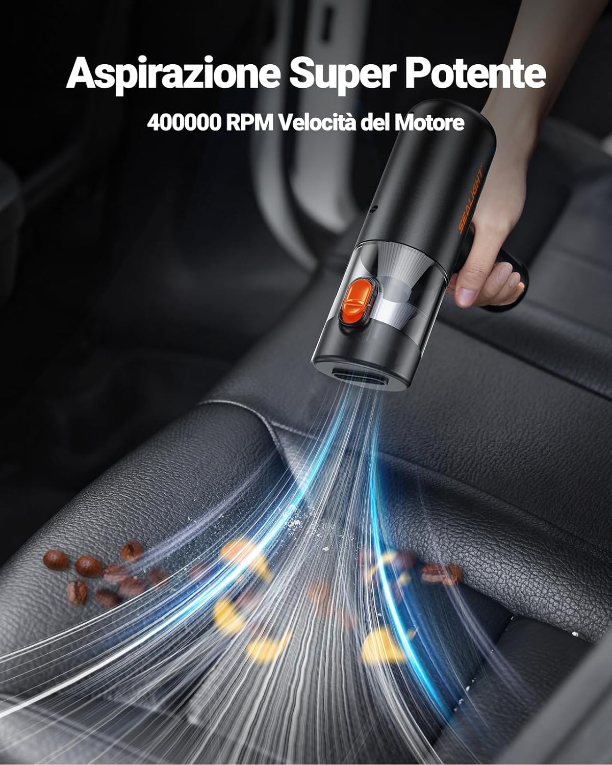 Thumbnail 1 de SEALIGHT Aspirabriciole Senza Fili 4-in-1: potenza e versatilità per auto, casa e ufficio