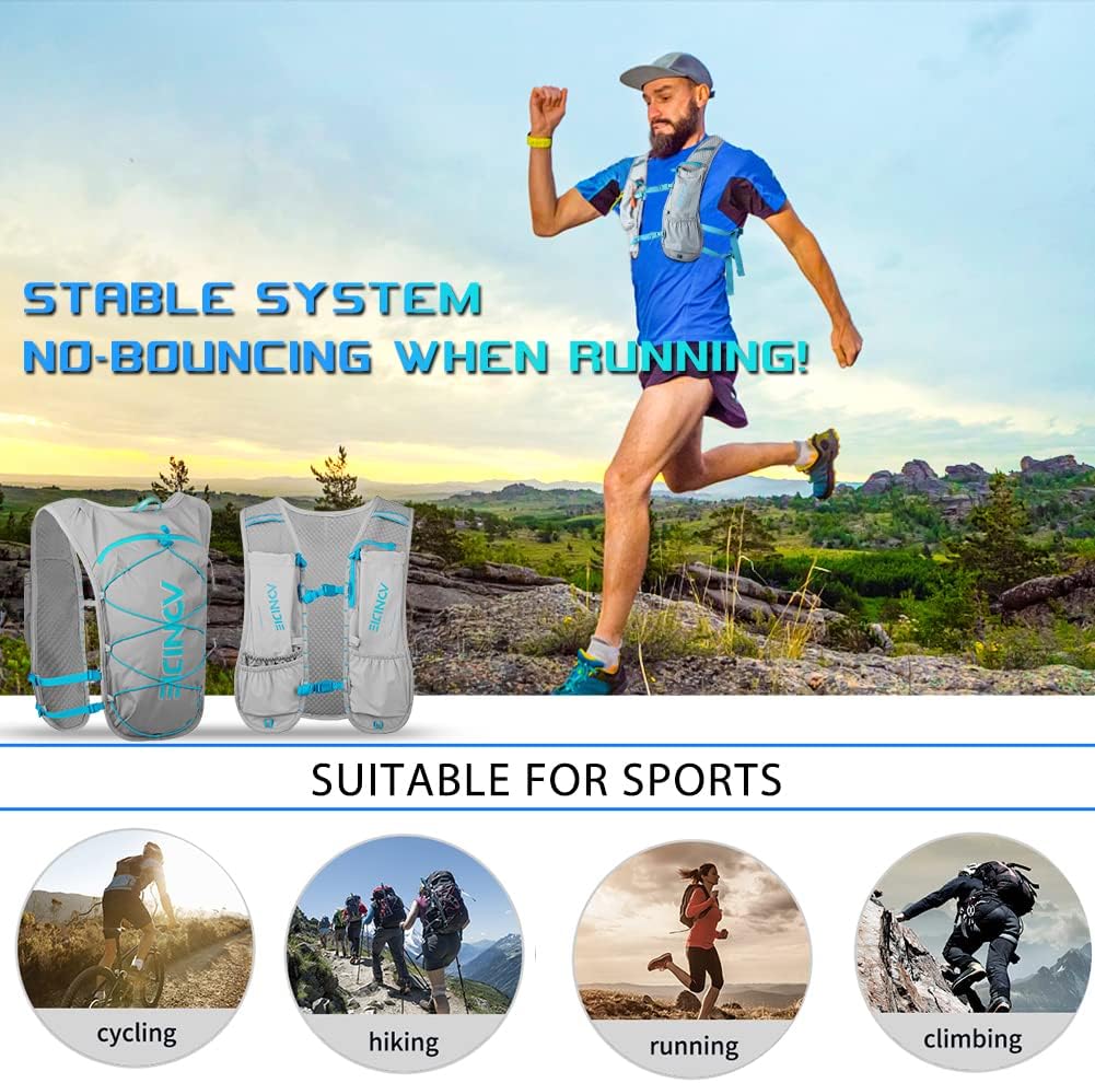 Thumbnail 6 de Geila Hydration Backpack: Lightweight Running Hydration Vest for Marathon and Trail