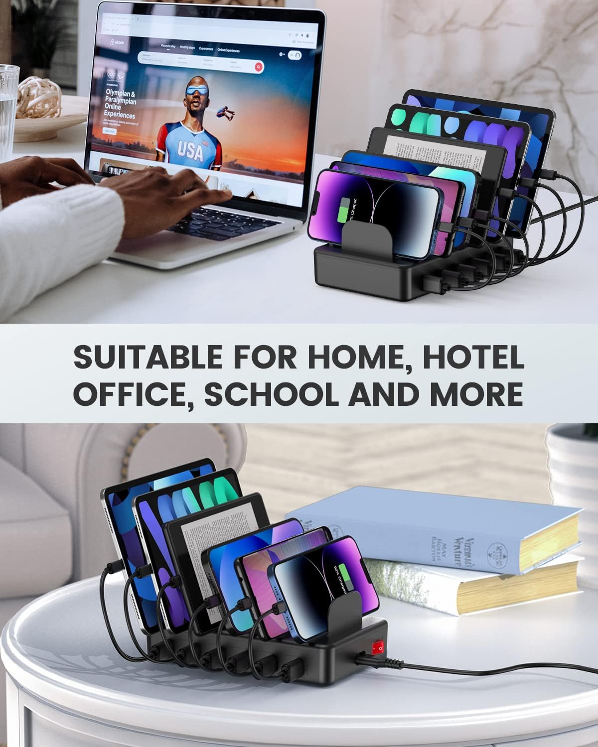 Thumbnail 4 de Creative Design 50W 6-Port Charger Station