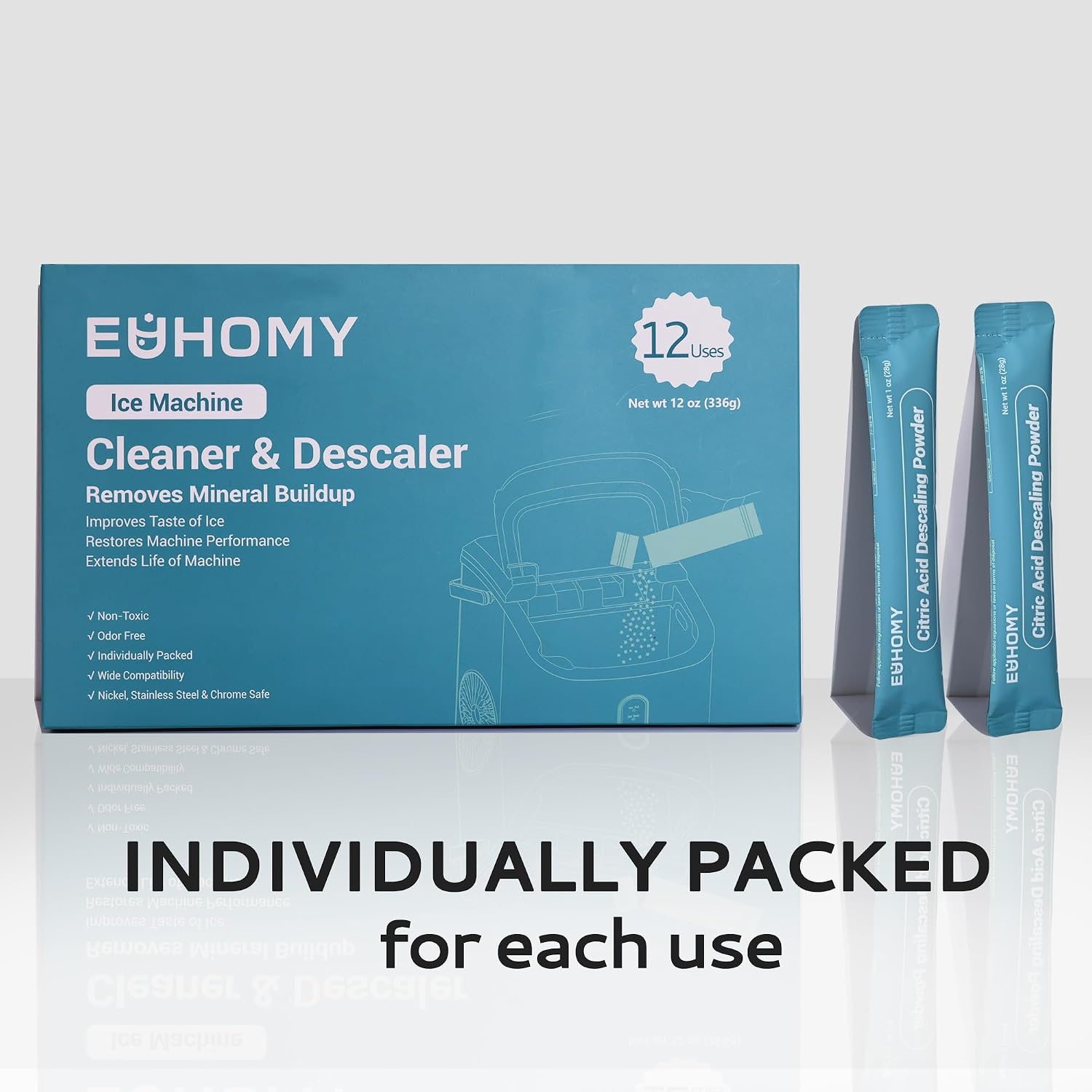 Thumbnail 6 de EUHOMY PJ-IMCP-P12 Ice Maker Cleaner & Descaler, 12 Packets