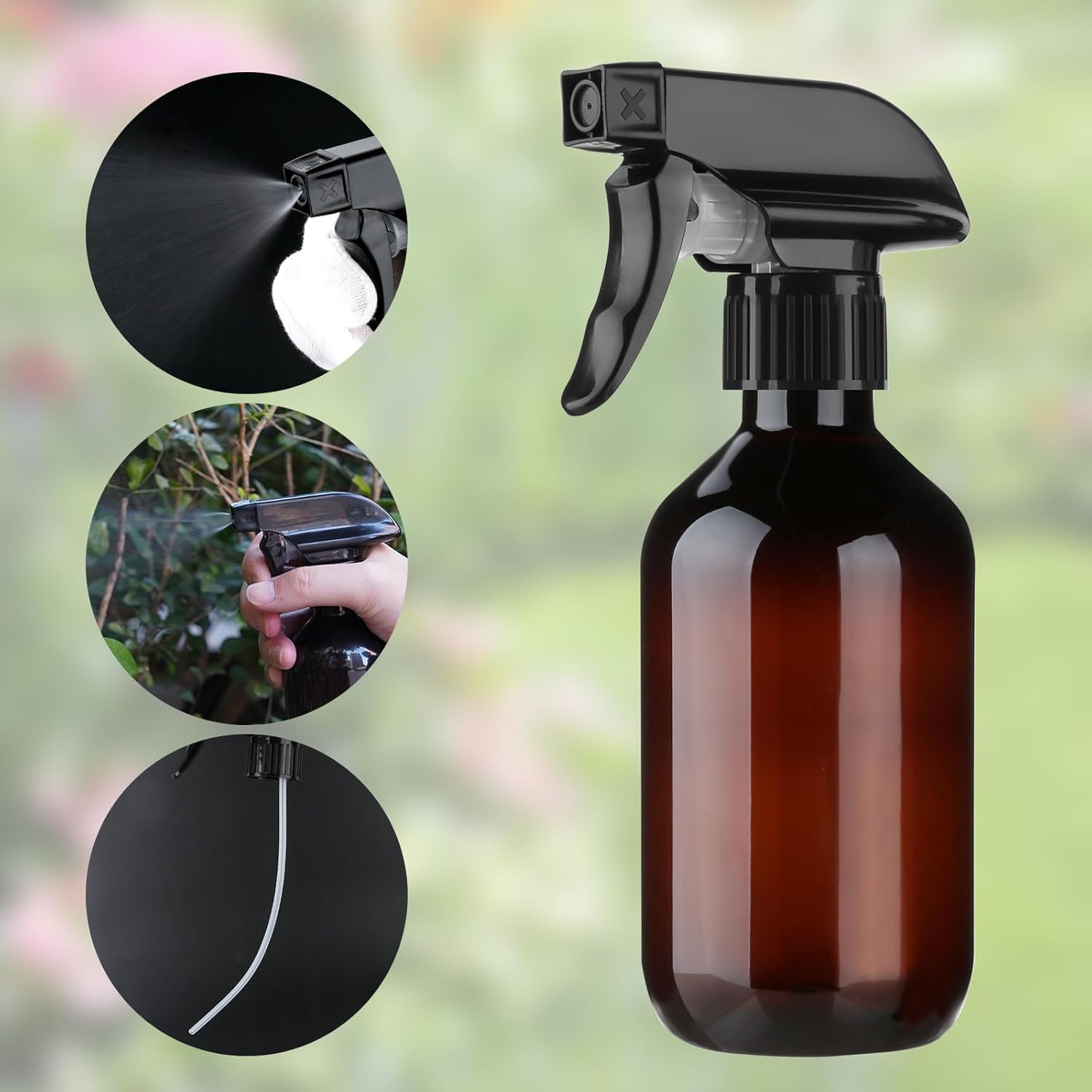 Detalle 1 de Arkeiliy PWP-1 2-Pack Spray Bottles, 300 ml, Adjustable Nozzle
