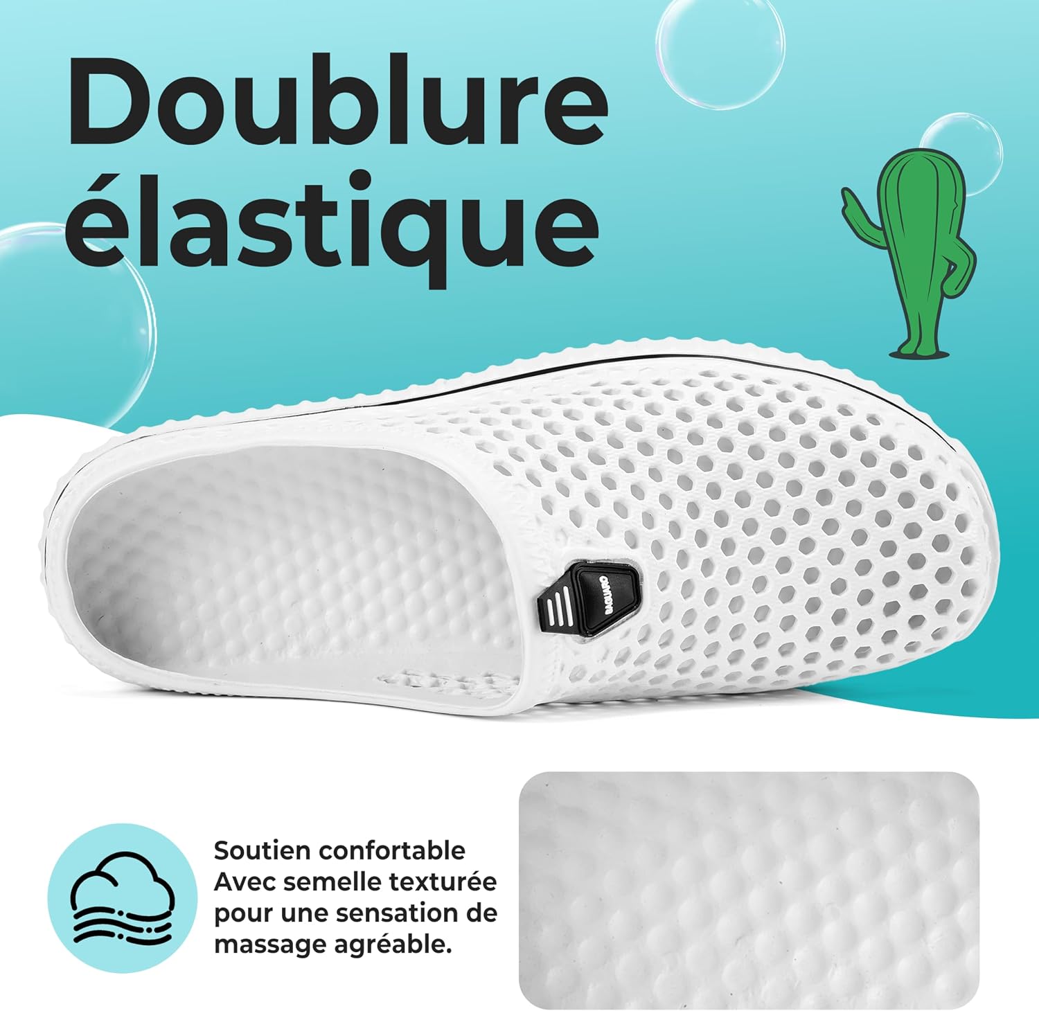 Detalle 2 de SAGUARO chaussons anti-dérapants 36-45