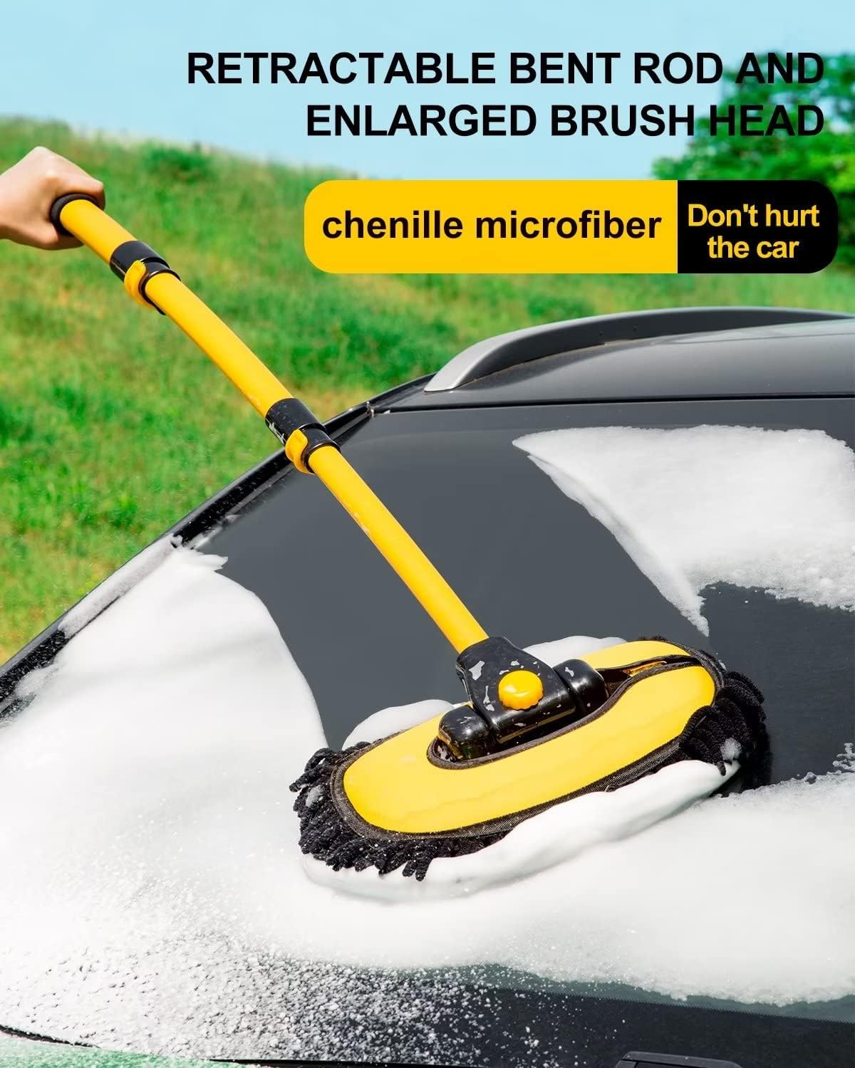 Thumbnail 6 de lesasas Car Wash Brush Kit with Extendable Handle – Scratch-Free Cleaning