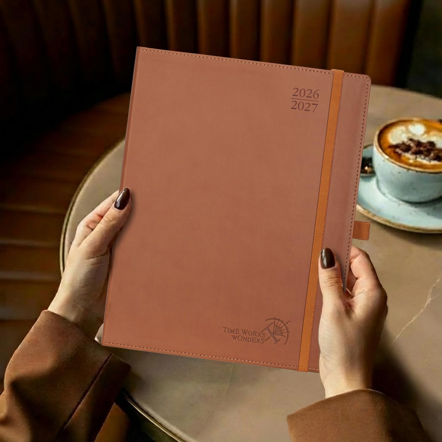 Thumbnail 6 de PRONOUNCEDly organised: POPRUN Month to View Academic Diary 2026–2027 (Large) in Pink