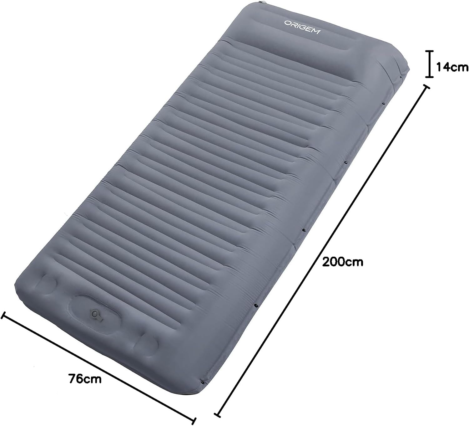Thumbnail 6 de Origem Materassino Campeggio Autogonfiabile 14 cm – Extra Large, ultraleggero e confortevole