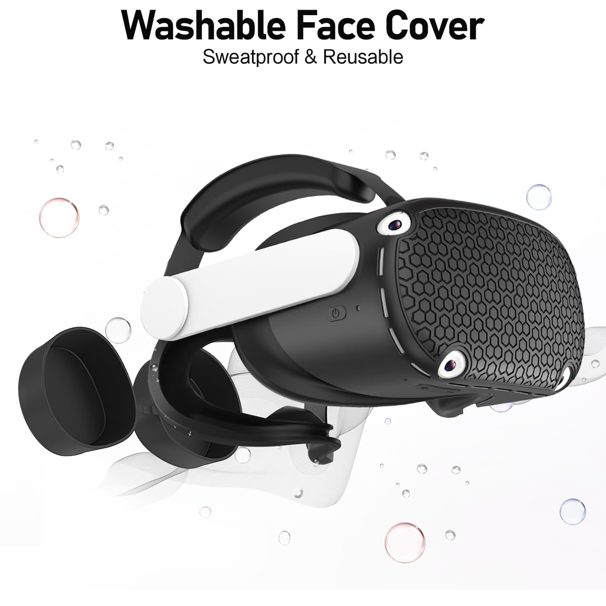 Thumbnail 6 de Oculus Quest 2 Accessories Face Cushion Cover for Quest 2 VR đź‘€? Wait.