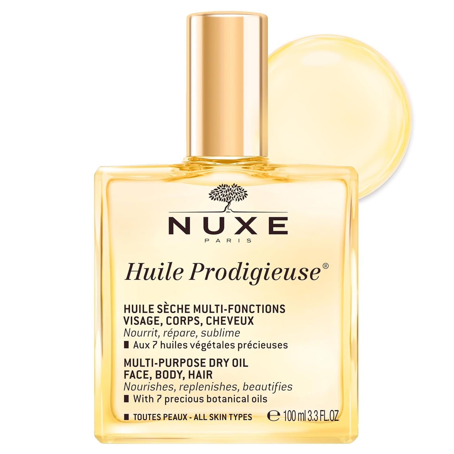 Detalle de NUXE NUXBLW003 Huile Prodigieuse Multi-Purpose Dry Oil for Skin & Hair