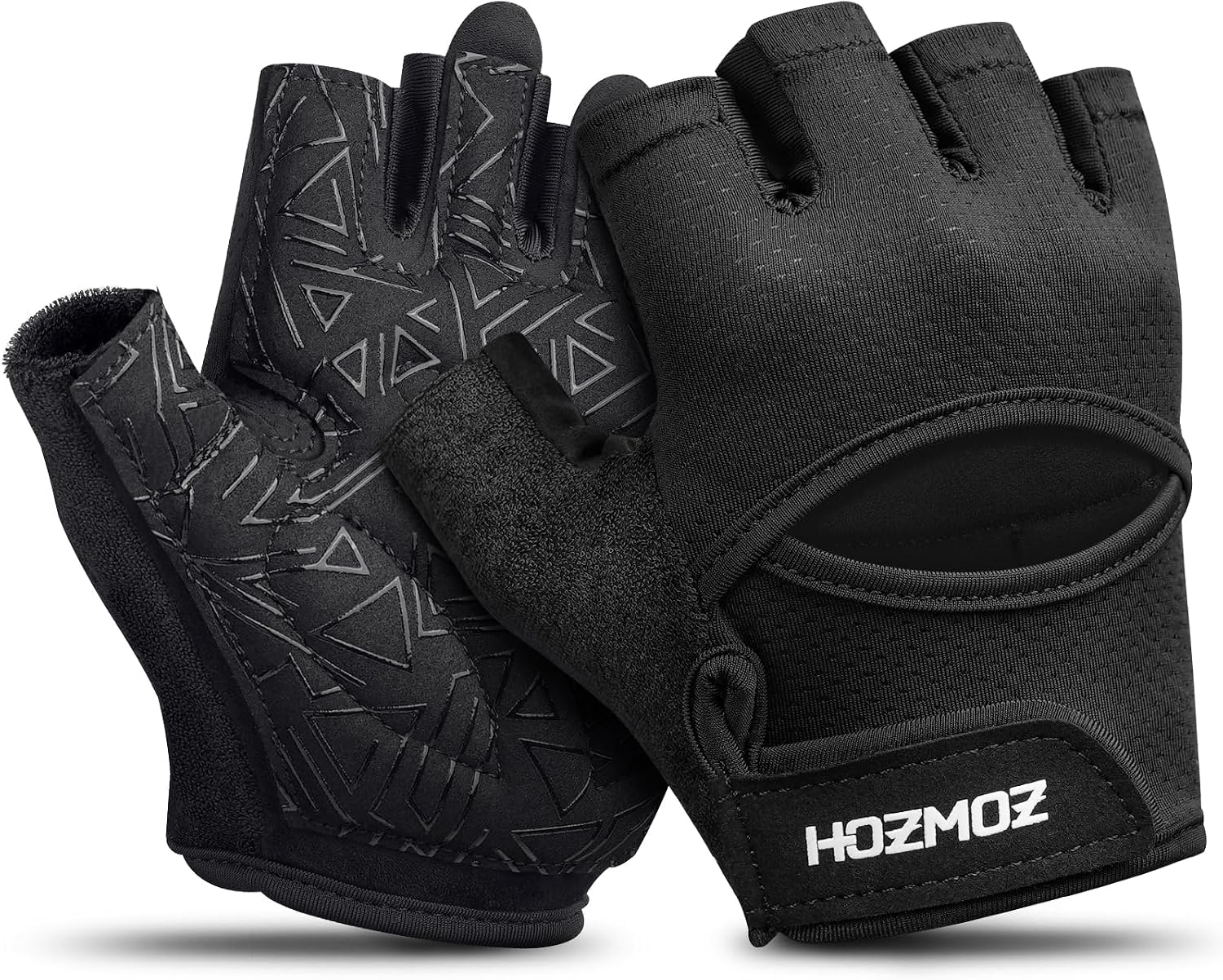 Detalle de HOZMOZ Ventilated Workout Gloves with 6mm Padding and Full-Palm Grip