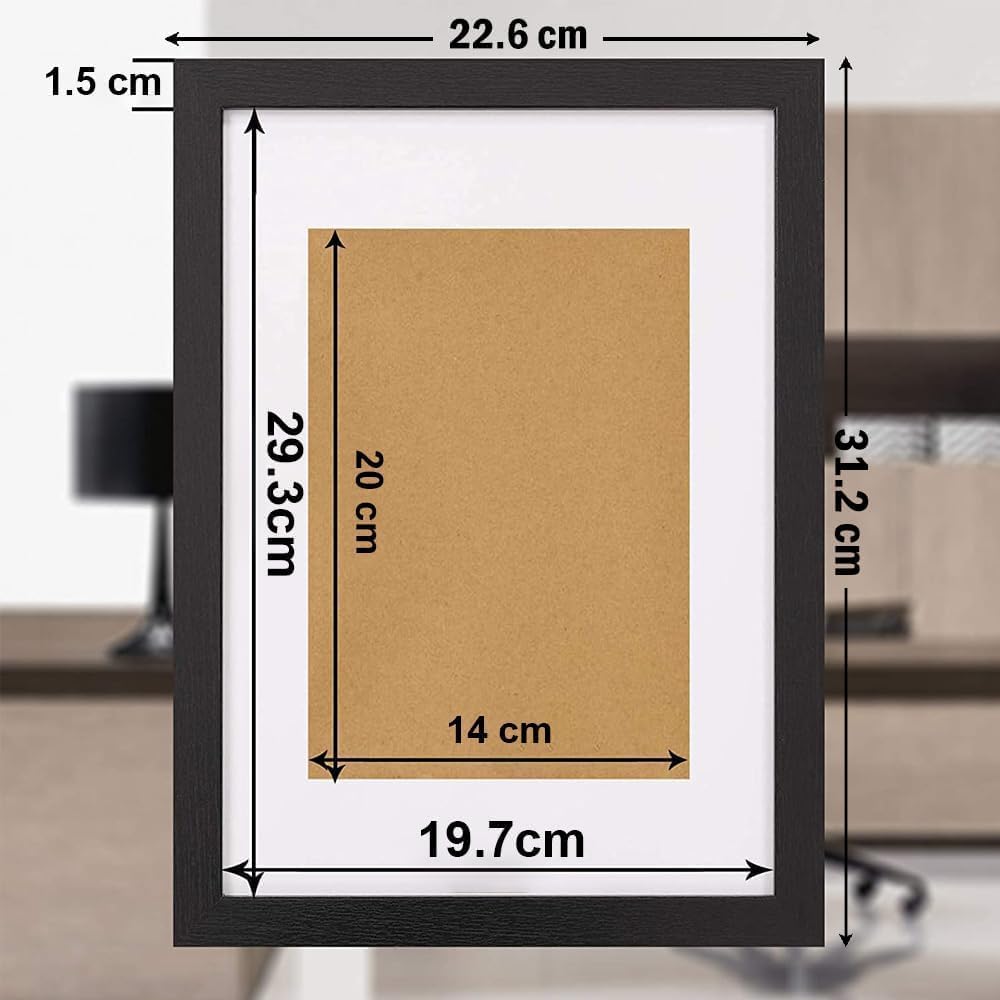 Detalle 2 de RUN HELIX A4 picture frame set of 4