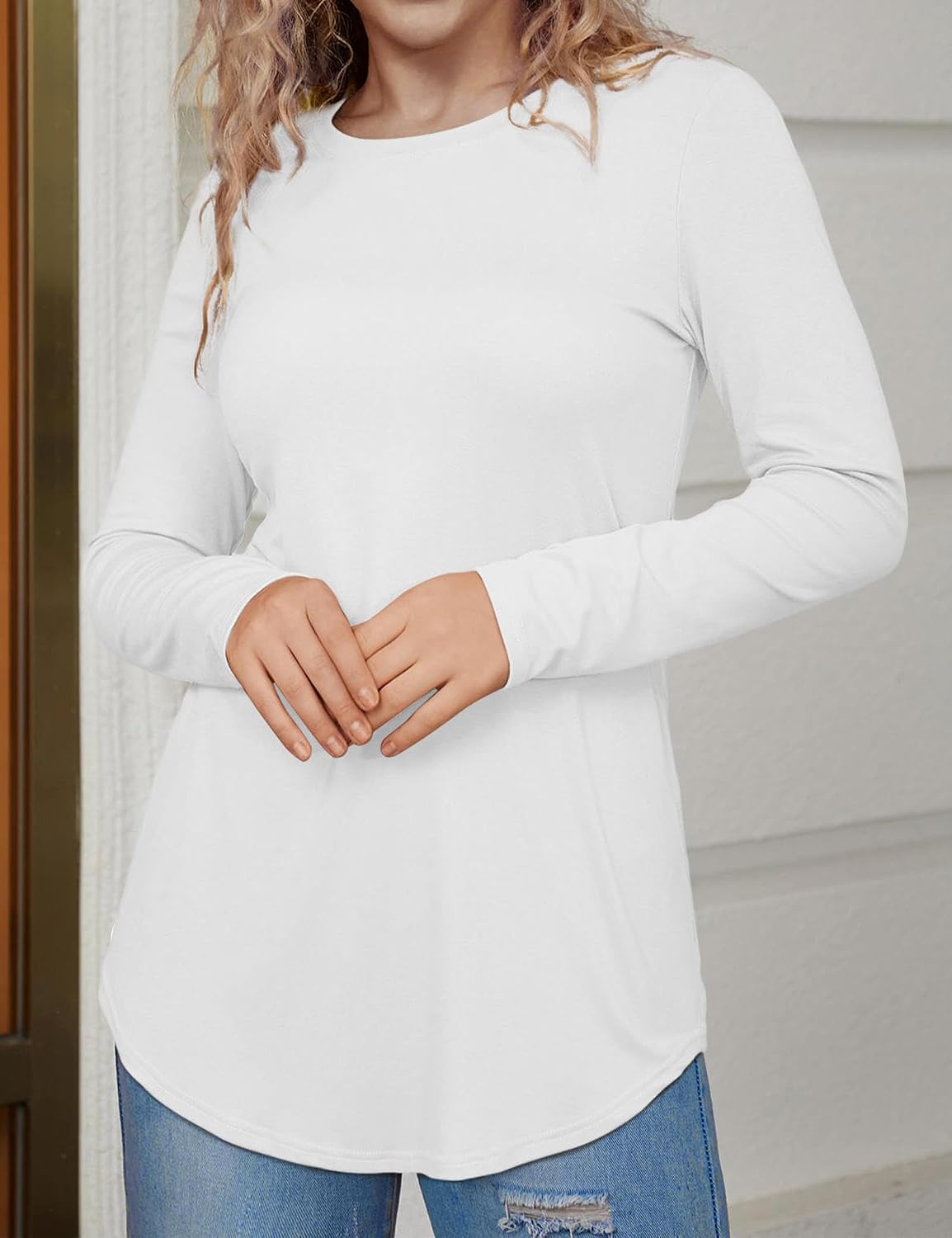 Detalle 2 de Beluring T-Shirt Damen Komfort Baumwolljersey