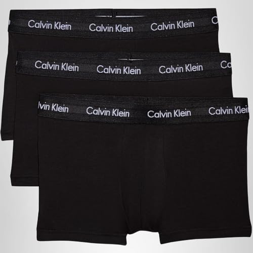 Thumbnail 6 de Calvin Klein Men’s 3 Pack Low Rise Trunks – Black, Size M