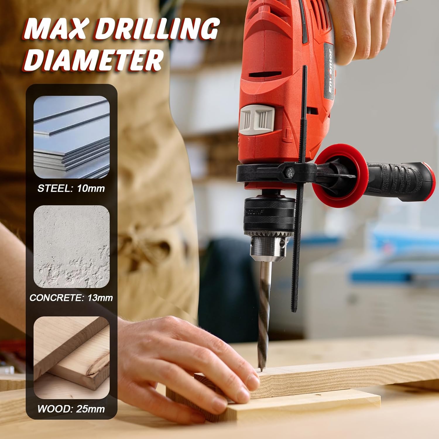 Thumbnail 6 de Enventor Hammer Drill 900W 13mm Chuck
