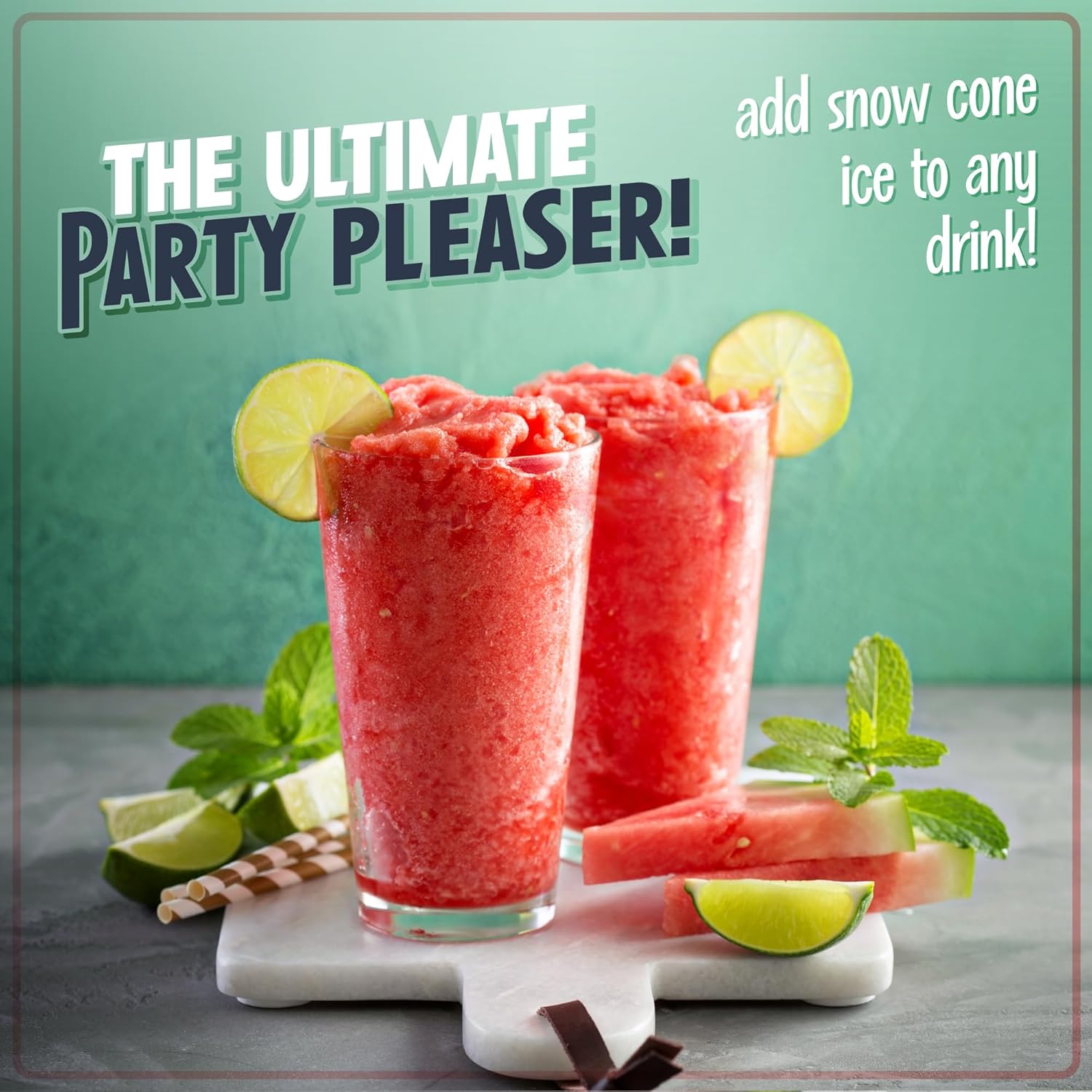 Thumbnail 2 de Nostalgia Snow Cone Shaved Ice Machine (Retro Red) - Makes 20 Icy Treats