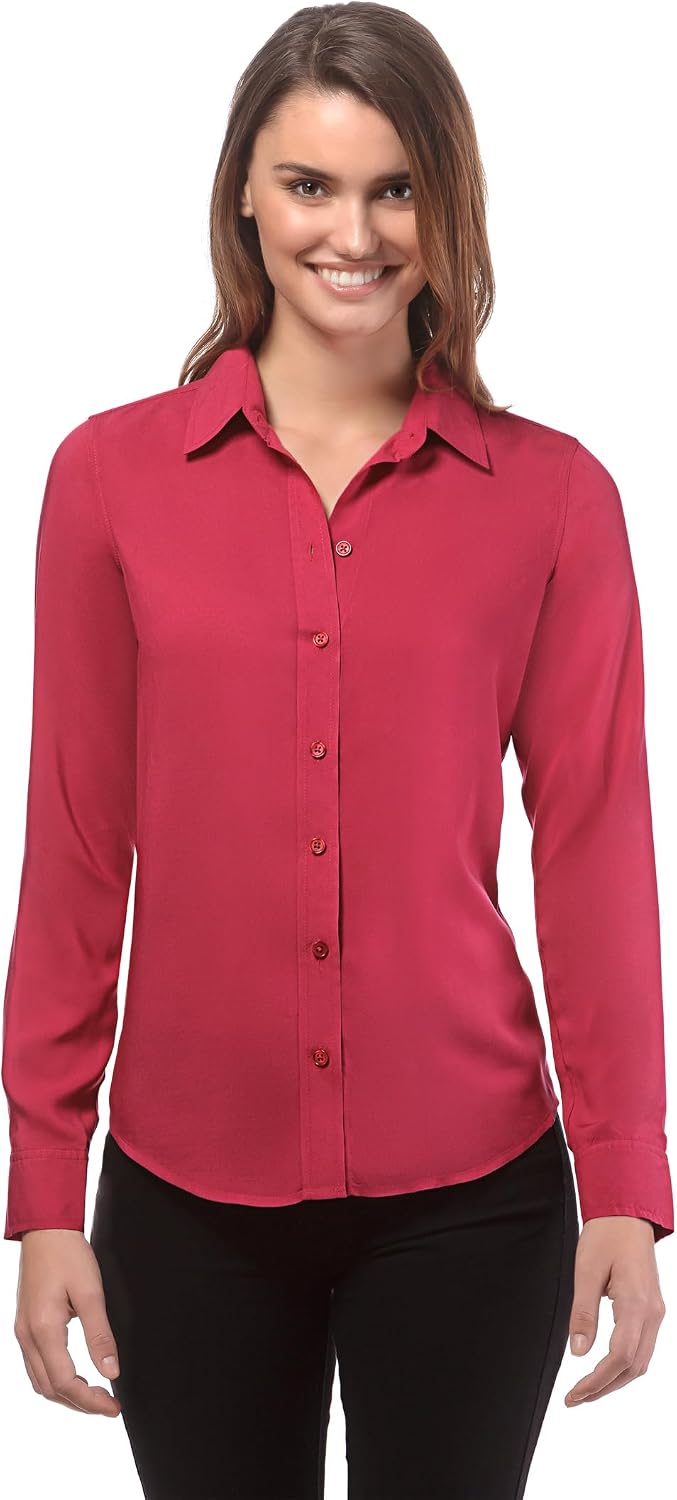 Thumbnail 5 de Vincenzo Boretti Blusa Taglio Giusto con Colletto della Camicia