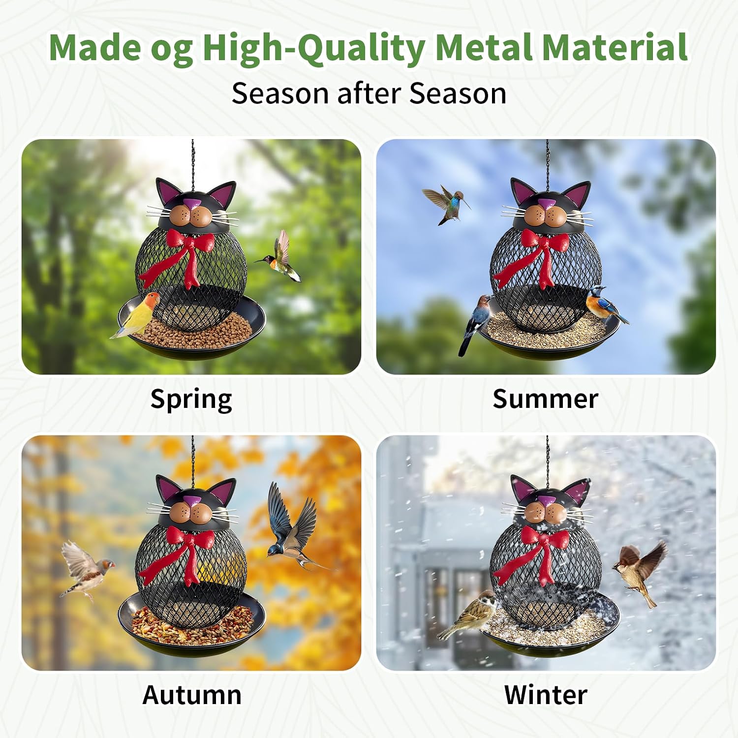 Thumbnail 4 de Bird Feeder Hanging for Outdoors