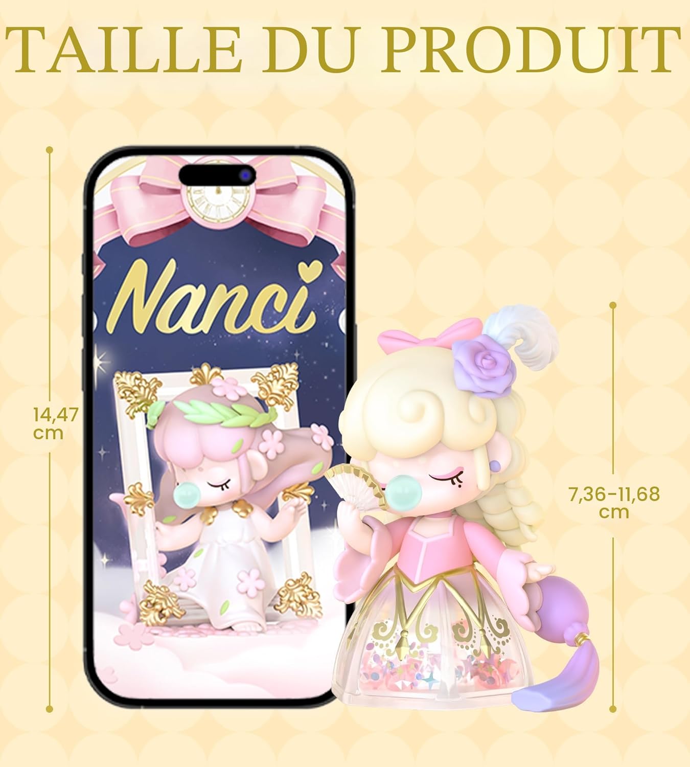 Detalle 2 de Rolife Nanci Figurine d'action, boîte surprise ⚔