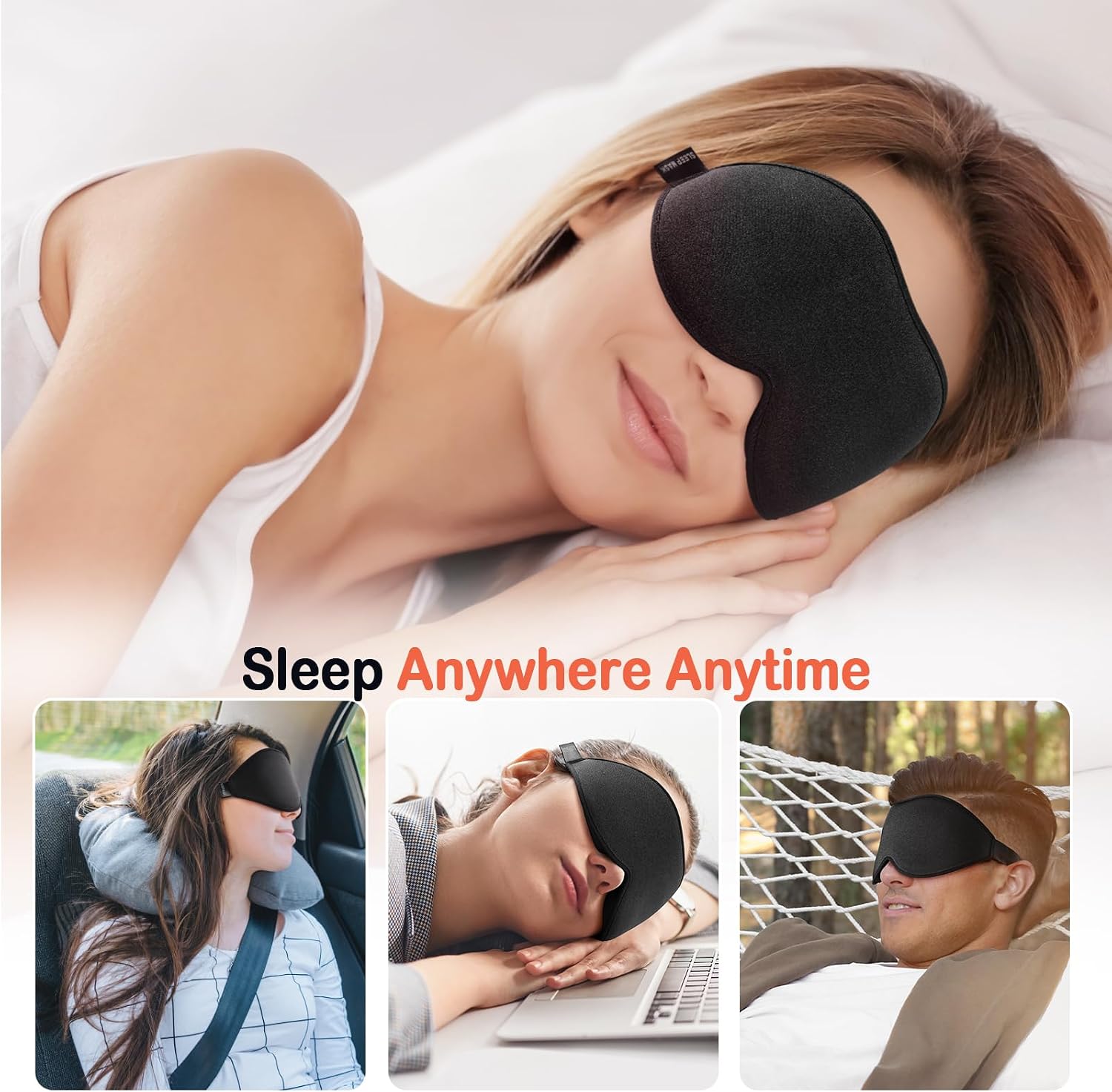 Thumbnail 6 de LitBear Sleep Mask 3D Contoured Light-Blocking Eye Mask 😴