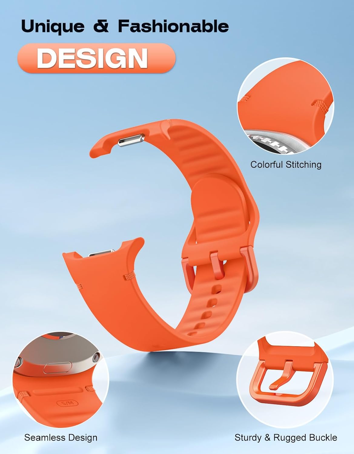Thumbnail 1 de Astorgos 6 Pack Sport Straps for Galaxy Watch 8